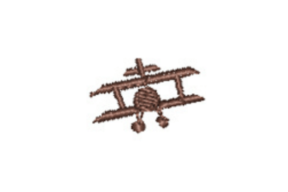 Biplane Mini Embroidery