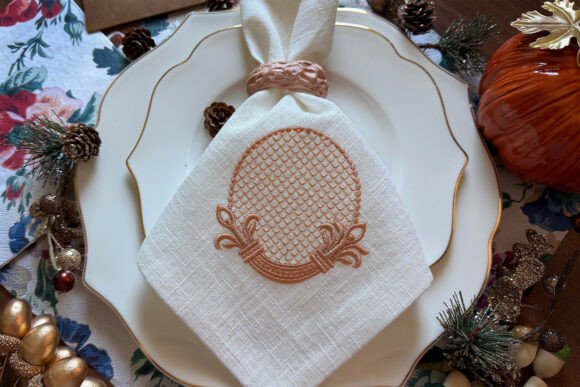Decorative Frame Embroidery Design