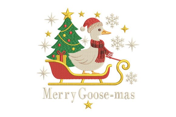Merry Goose-mas Embroidery