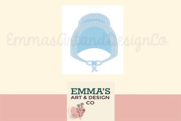 Pilgrims Bonnet Machine Embroidery